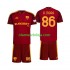 Camisola AS Roma Rodrigo Mora 86 Criança Equipamento Primeiro 2026-2027 Manga Curta